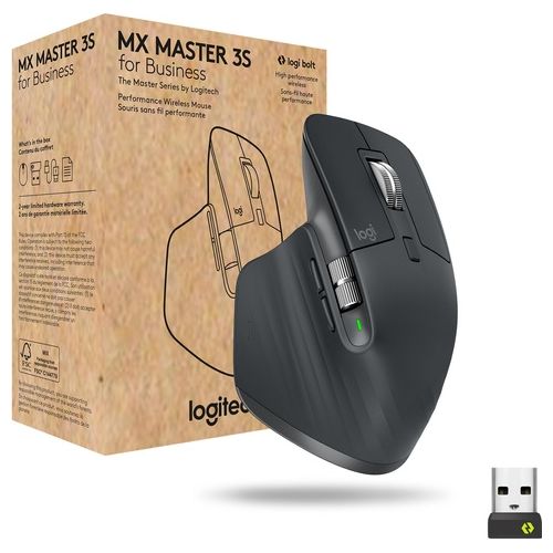 Logitech Mx Master 3s For Business Mouse Mano Destra Rf Senza Fili  Bluetooth Laser 8000 Dpi