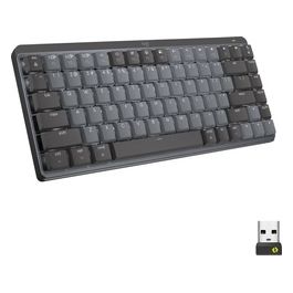 Logitech MX Mini Mechanical Tastiera RF senza fili  Bluetooth QWERTY US International Grafite Grigio