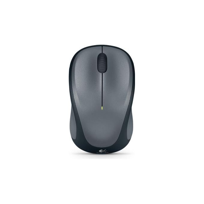 Logitech M235 Mouse Wireless, 2,4 GHz con Ricevitore USB Unifying, Tracciamento Ottico 1000 DPI, Durata Batteria di 12 Mesi, Compatibile con PC, Mac, Laptop, Chromebook - Grigio