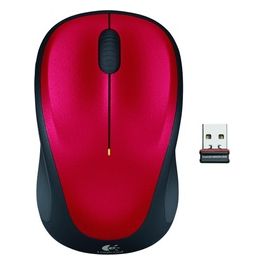 Logitech Notebook Mouse M235 Rosso