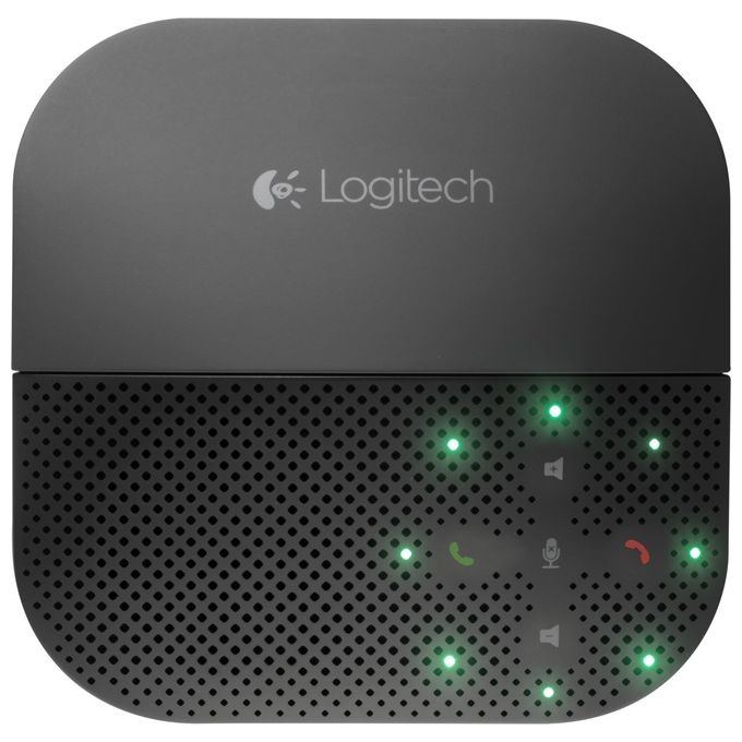 Logitech P710e Mobile Speakerphone Altoparlante Vivavoce Bluetooth Wireless Chiamate Hands-?Free, Videoconferenze Audio Chiaro Cancellazione Rumore