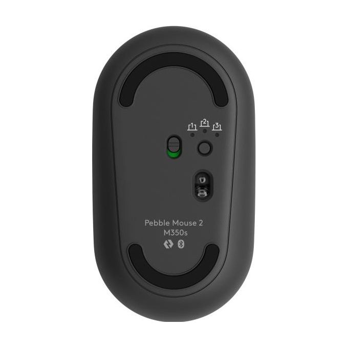 Image of Logitech Pebble 2 Combo Tastiera Mouse Incluso RF senza Fili Bluetooth QWERTY Indiano Grafite