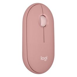 Logitech Pebble 2 M350s Mouse Ambidestro RF senza Fili  Bluetooth Ottico 4000 DPI Rose