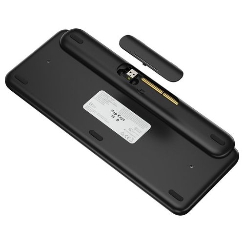 POP Keys Tastiera Meccanica Wireless con Tasti Emoji Personalizzabili Blast-Yellow