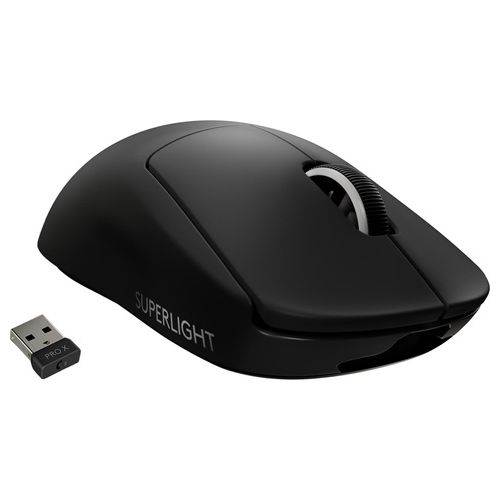 Logitech PRO X SUPERLIGHT Wireless Gaming Mouse Ottico 5 Pulsanti senza Fili LIGHTSPEED Nero