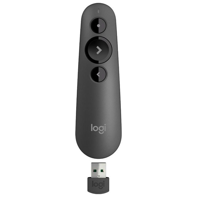 Logitech R500s Telecomando Presentazioni 3 Pulsanti Grafite