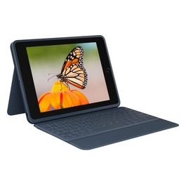 Logitech Rugged Combo 3 Blu Smart Connector AZERTY Francese per Apple 10.2-inch iPad