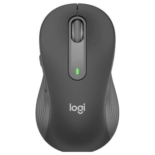 Signature M650 L Mouse wireless per mani grandi con durata batteria di 2 anni clic silenziosi e tasti personalizzabili