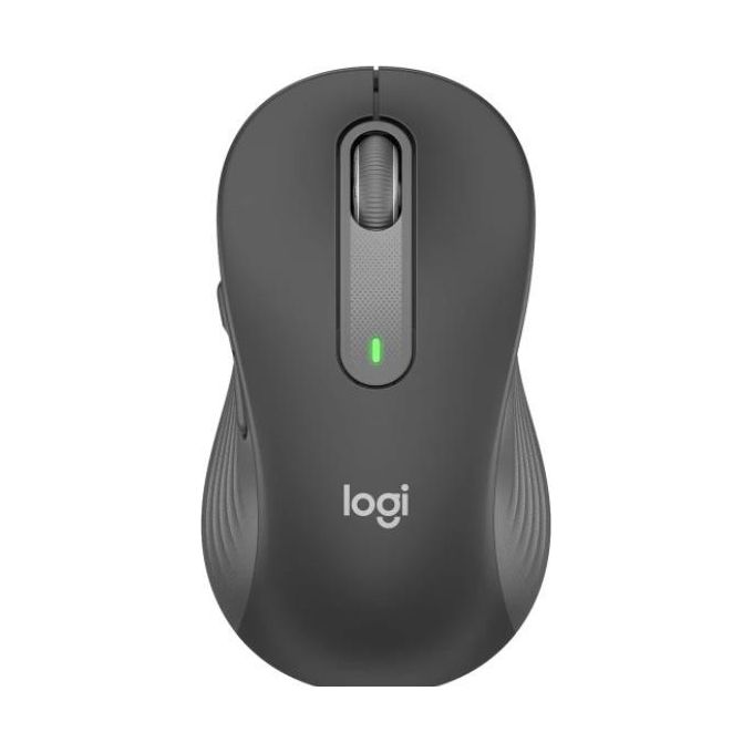 Logitech Signature M650 L Mouse wireless - Per mani grandi, Durata Batteria 2 anni, Clic Silenziosi, Tasti Personalizzabili, Bluetooth, per PC/Mac/Più dispositivi/Chromebook - Grigio