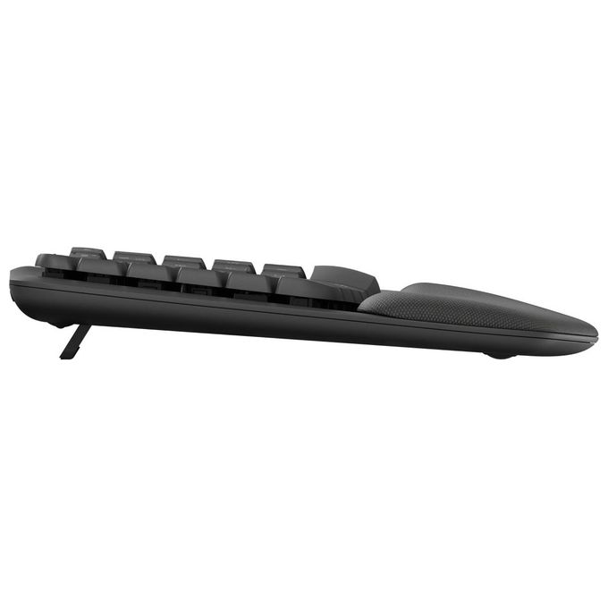 Image of Logitech Wave Keys Tastiera RF senza Fili Bluetooth QWERTY Italiano Grafite