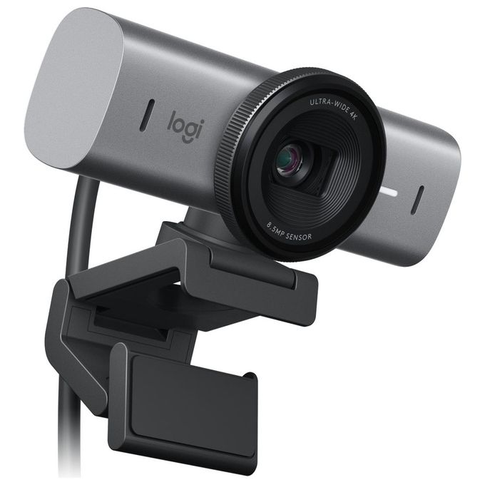 Image of Logitech Webcam MX Brio 705 for Business 4K con Correzione Automatica della Luminosita' Ultra HD Inquadratura Automatica Show Mode USB-C Compatibile con Microsoft Teams Zoom Google Meet Grafite