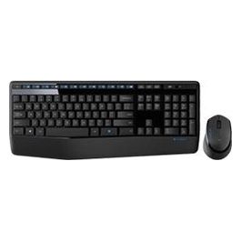 Logitech Wireless Combo MK345 Tastiera Mouse Incluso USB QWERTY Inglese Nero