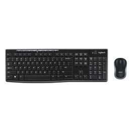 Logitech MK270 Combo Tastiera e Mouse Wireless per Windows, 2,4 GHz Wireless, Mouse Compatto, 8 Tasti Multimediali e di Scelta Rapida, Durata della Batteria 2 anni, PC, Laptop, Italiano QWERTY - Nero