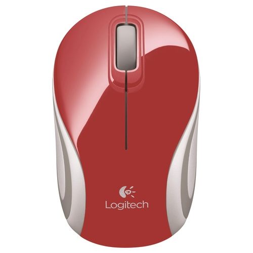 Logitech Wireless Mini Mouse M187 Red