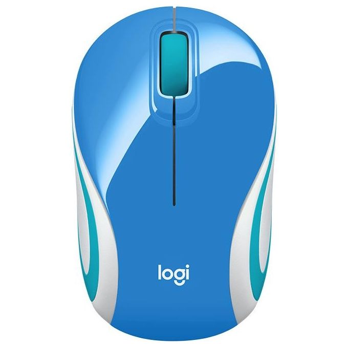 Logitech Wireless Mini Mouse M187 Blu