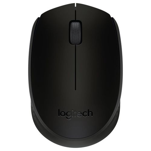 M170 Mouse Wireless Ottico Ambidestro Nero per PC e Mac - 3 Tasti
