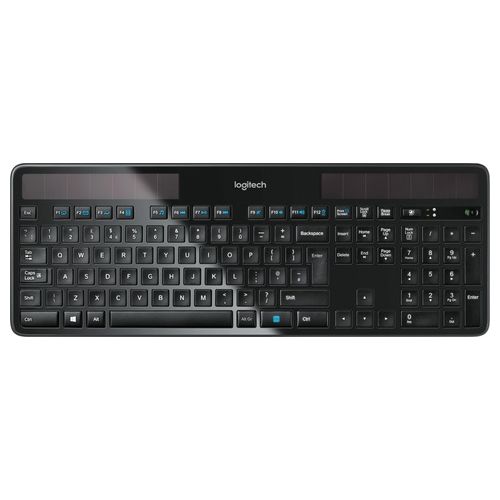 Logitech Wireless Solar Keyboard K750 Tastiera RF Wireless QWERTZ Tedesco Nero