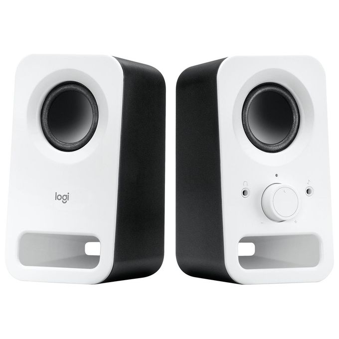 Logitech 980-000815 Z150 Casse PC Stereo 2.0 3W RMS Ingresso 3.5 mm Jack Cuffie colore Bianco