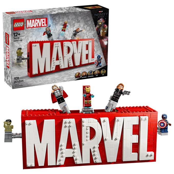 LEGO Marvel Logo e Minifigure MARVEL 76313