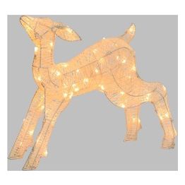 Lotti Decoro Renna 3D Cucciolo Led Luce Fissa