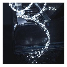 Filo Luci Cascata Micro Led 200cm Bianco Freddo
