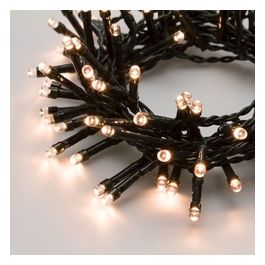 Filo Luci Catena Led a Batteria 7.20mt 180 Led Bianco Caldo