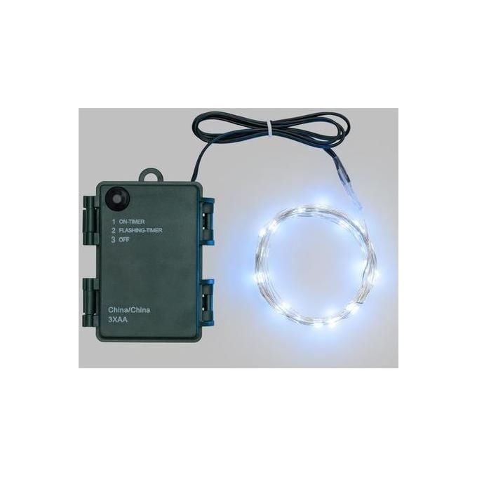 Lotti Filo Luci Catena Micro Led Bianco Freddo 8mt