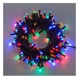 Luci di Natale Catena Lineare 240 Led Multicolore 14,5mt con 8 giochi di luce