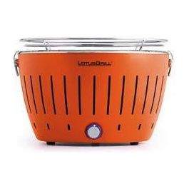 LotusGrill G34 U OR Barbecue per l'Aperto e Bistecchiera Antracite Kettle Arancione