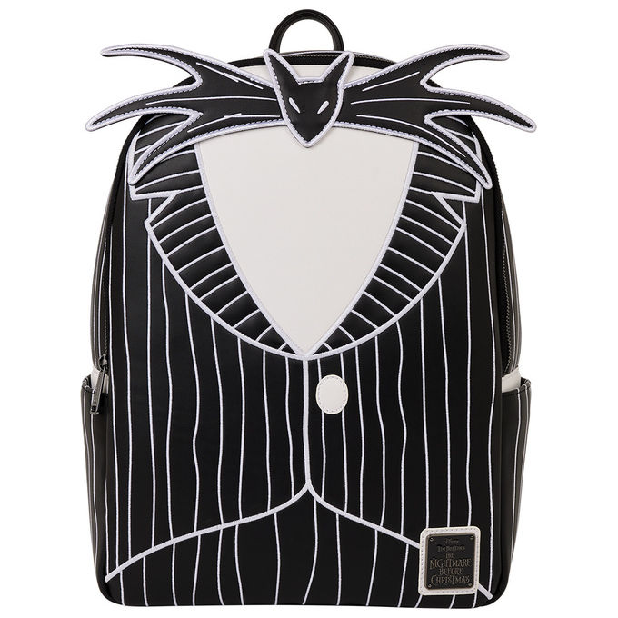 Loungefly, Zaino Nightmare Before Christmas Jack Skellington, Similpelle, Si illumina al buio