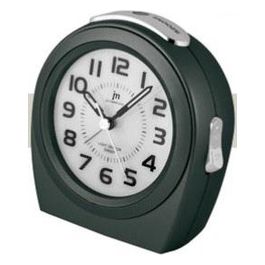 Justaminute Orologio da Tavolo al Quarzo Snooze Nero