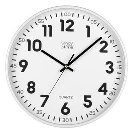 Lowell Orologio da Parete 30cm in Abs Bianco