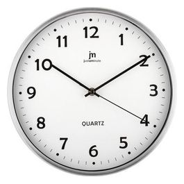 Orologio da Parete 30cm Alluminio Bianco