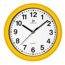 Orologio Parete Abs 25cm Giallo