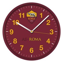 Orologio da Parete Cassa in Abs Movimento Silenzioso 30cm Squadra Roma