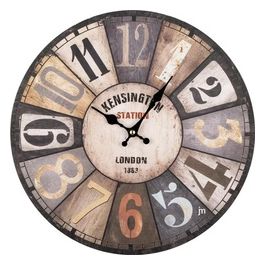 Orologio da Parete Hold Style Cassa in Mdf Quadrante Anticato Diamertro 33.5cm