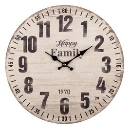 Orologio da Parete Hold Style Cassa in Mdf Quadrante Anticato Diamertro 33.5cm