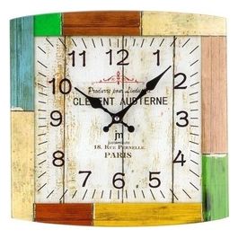 Orologio da Parete Hold Style in Vetro Quadrato 34x34cm Serigrafato