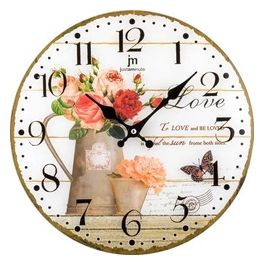 Orologio da Parete Justaminute Old Rose