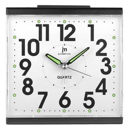 Sveglia Digitale JA7090N Nero con Display LED e Funzione Snooze per Casa e Ufficio