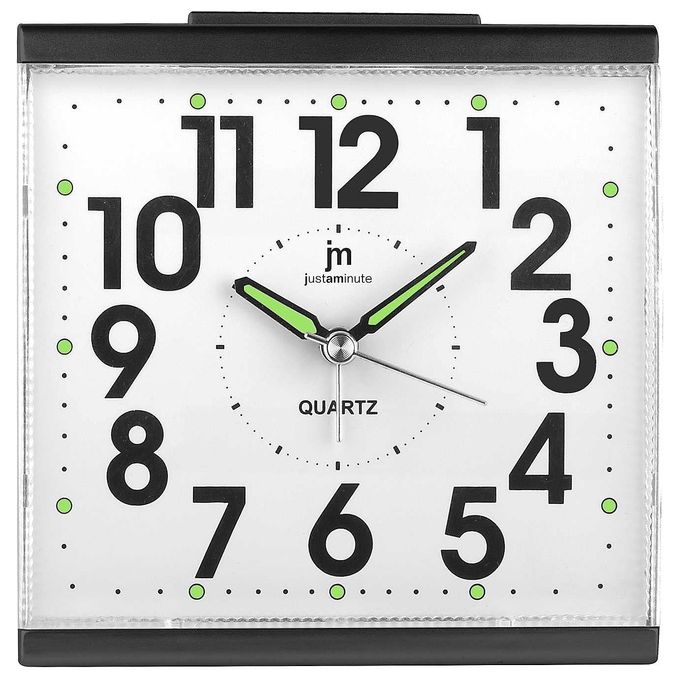 Lowell Sveglia Digitale JA7090N Nero con Display LED e Funzione Snooze per Casa e Ufficio