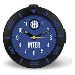 Lowell, Sveglia da Tavolo FC Inter JA7114IN1, Nero Azzurro, Alarm