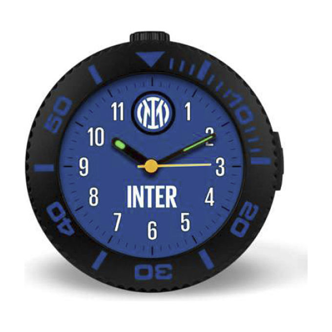Lowell, Sveglia da Tavolo FC Inter JA7114IN1, Nero Azzurro, Alarm