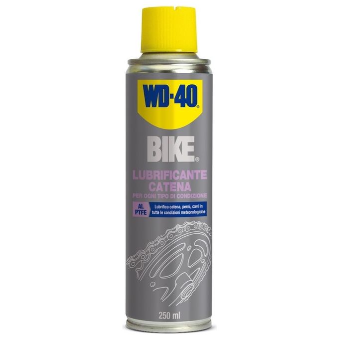 WD-40 Grasso catena bicicletta lubrificante con PTFE formato 250 ml Linea - Specialist BICI