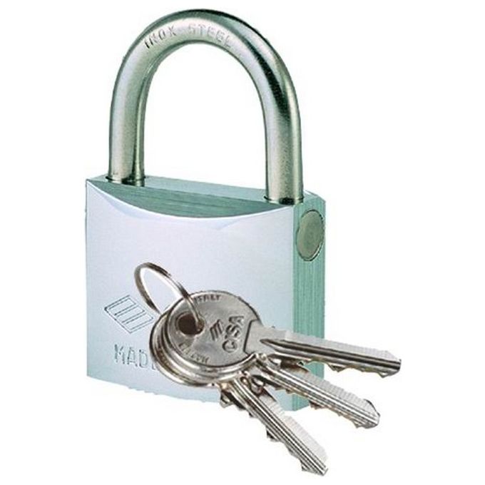 Image of Lucchetti Cisa Cromati 26020-22 Arco Inox mm. 50