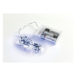 Luci di natale Filo 100 microled interno bianco freddo in  plastica, rame e vetro