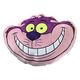 LYO, Cuscino 3D Stregatto Alice nel Paese delle Meraviglie, 40 cm, Poliestere