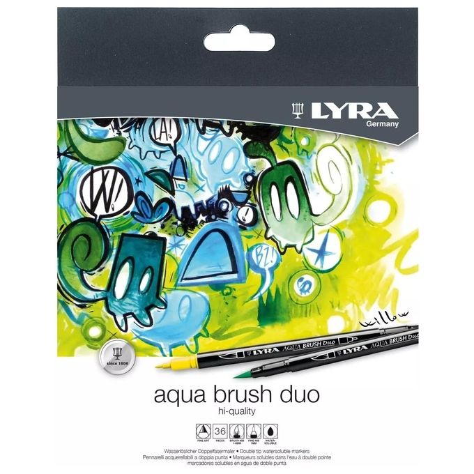 Lyra Confezione 36 Aqua Brush Duo