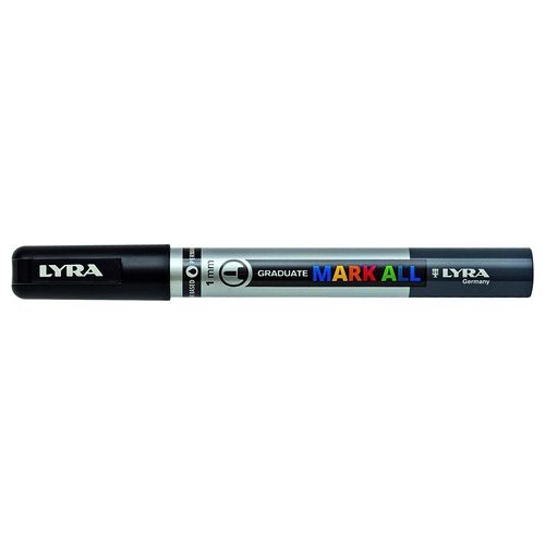 Lyra Confezione 6 Marcatori Mark All 1mm Nero