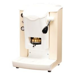 MACCHINA DA CAFFE' SLOT PLAST BASIC TELAIO BIANCO PLASTICHE AVORIO PRESSACIALDA IN OTTONE SPSABBBASOTT